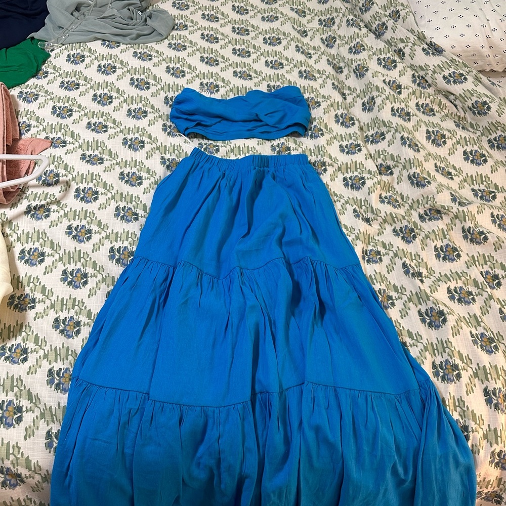 Princess Polly Vibrant Blue Skirt Set